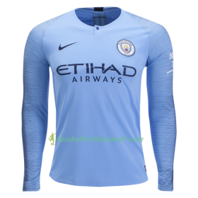 Fußballtrikots Manchester City 2018-2019 Langarm Heimtrikotsatz kaufen